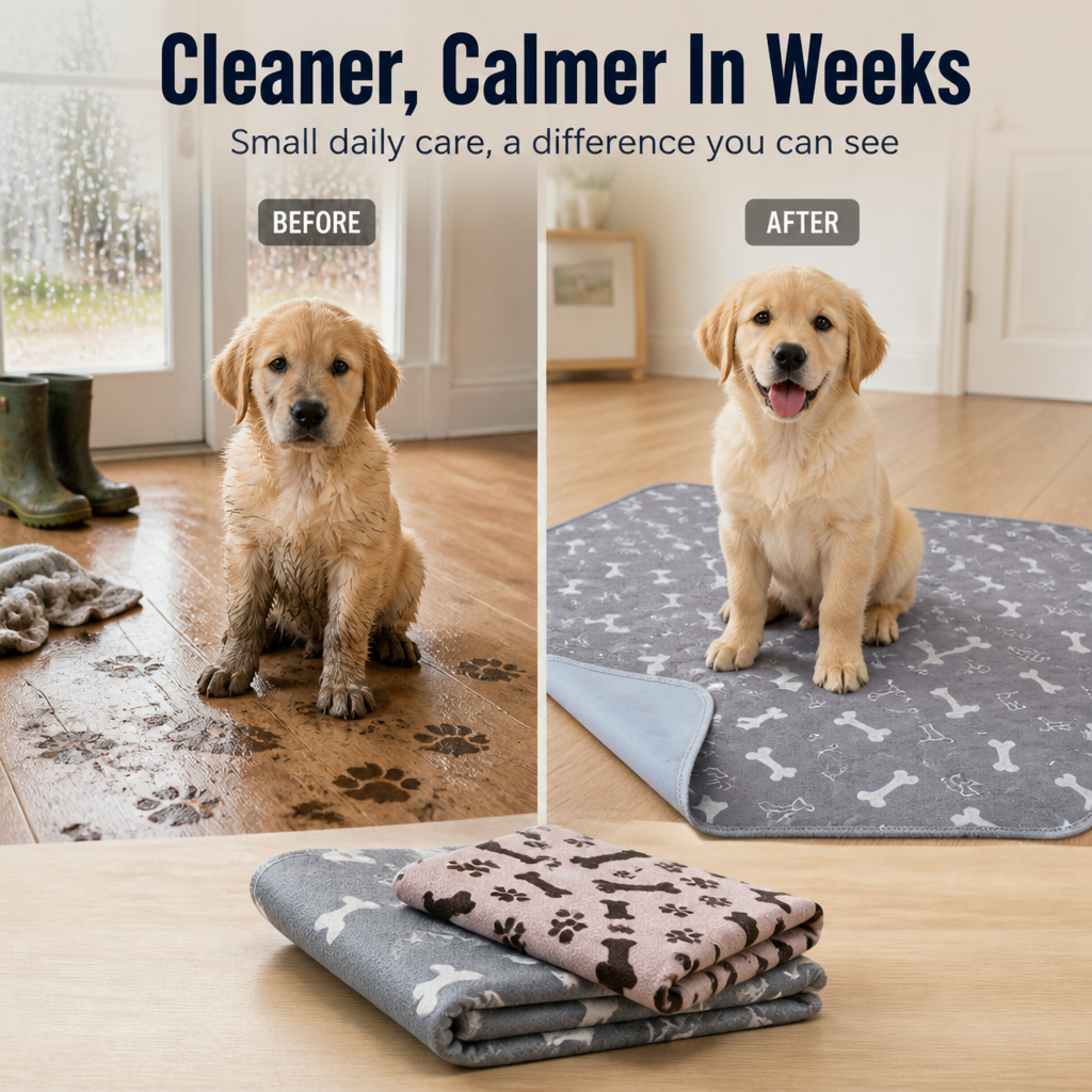 HydraShield™ — Instantly Locks Out Wet Paws for a Spotless, Stress-Free Home