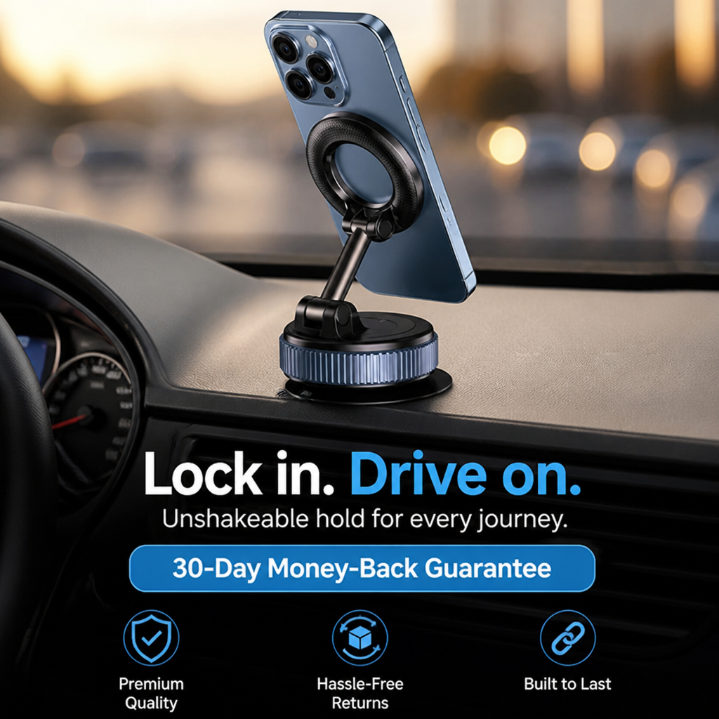 GripTitan™ — Lock Your Phone Like a Pro and Drive with Total Confidence