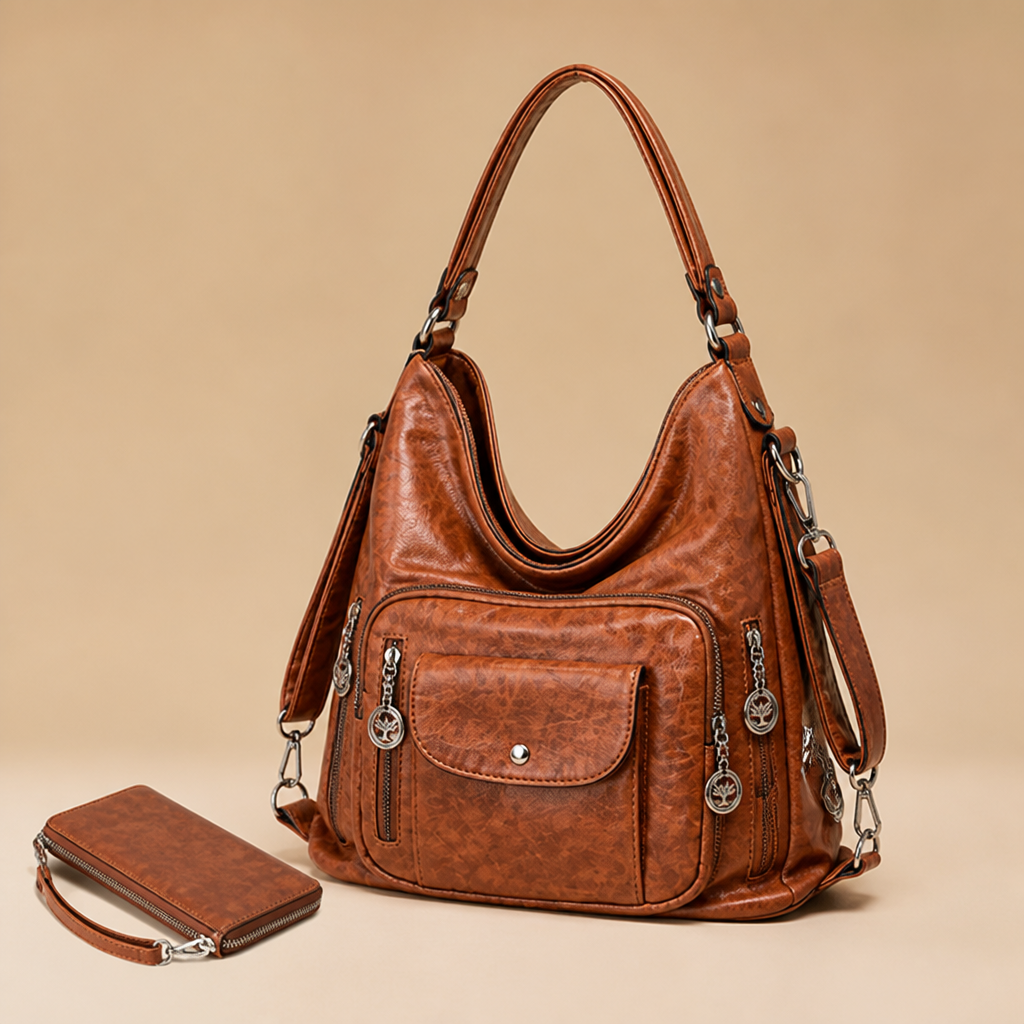 VersaLuxe™ Convertible Shoulder Bag — Own Every Moment with Effortless Style and Perfect Order