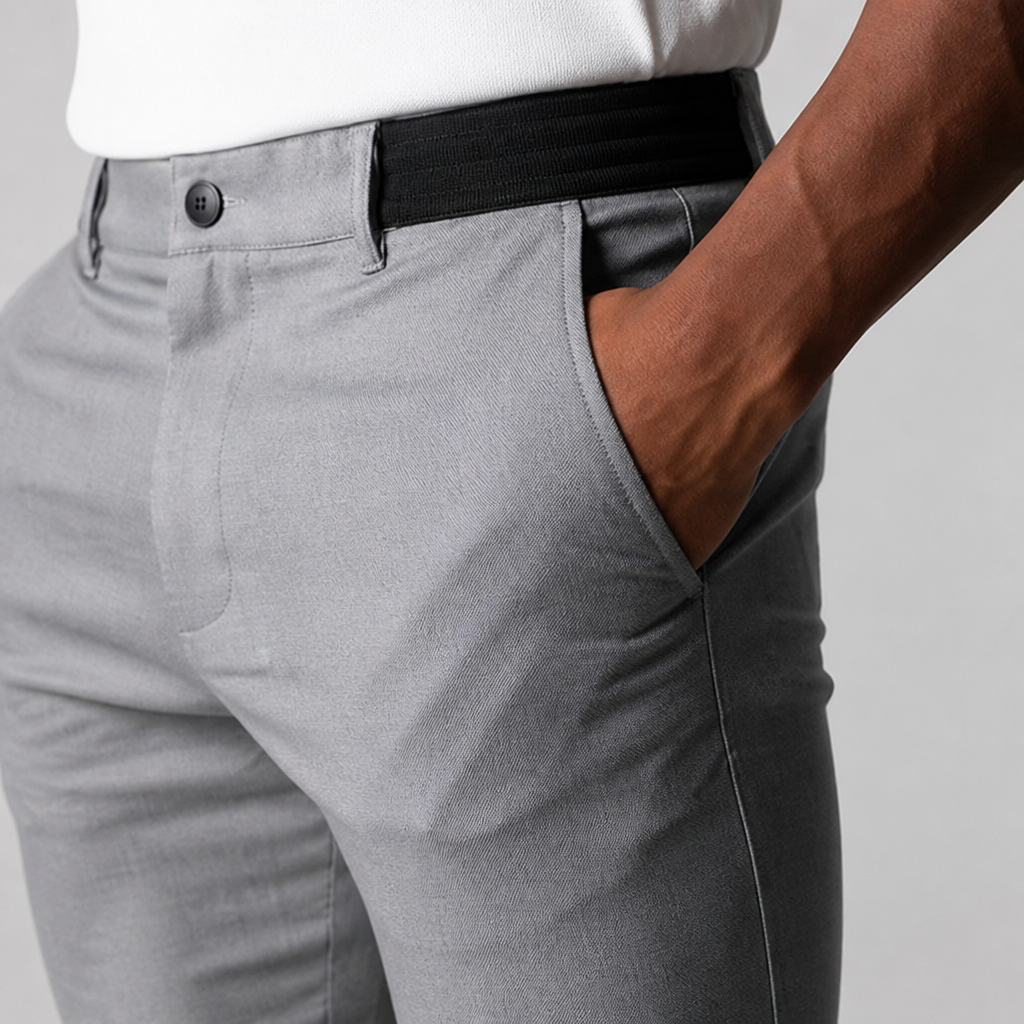 ApexFlex™ – Slim-Fit Stretch Cotton Chinos with Flex Waistband