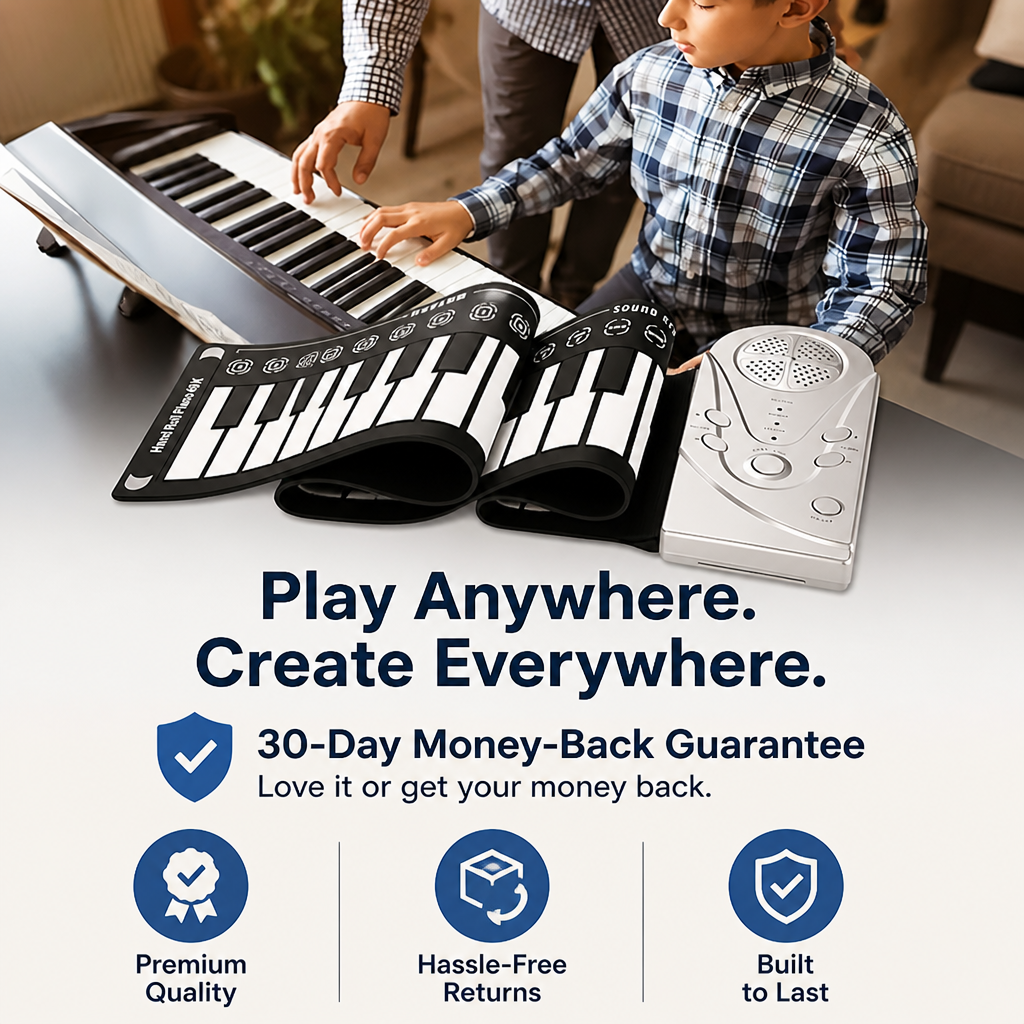 VibeKeys™ — Unleash Your Music Anywhere, Anytime with Pure Piano Power