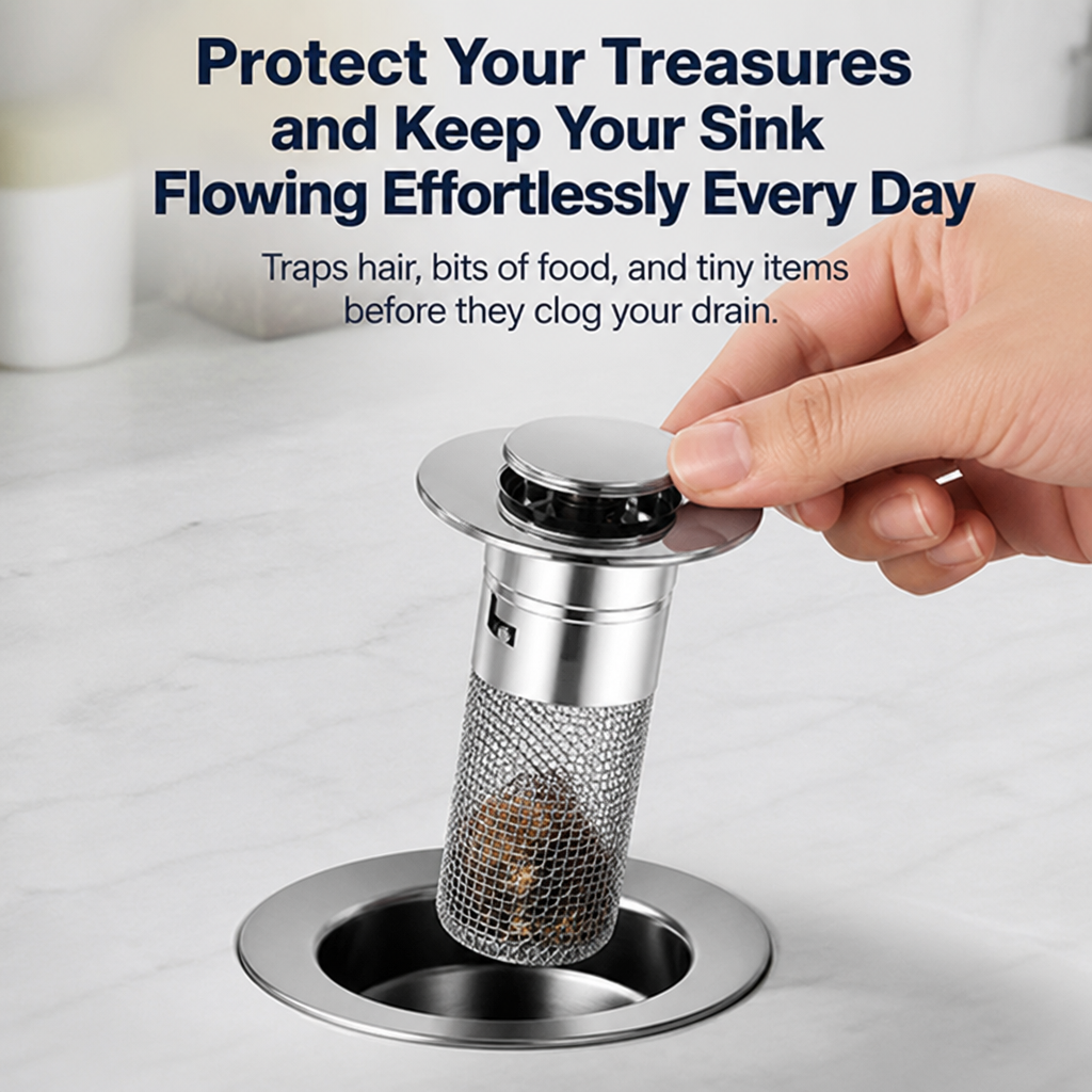 SteelGuard Pro™ — Protect Your Treasures and Keep Your Sink Flowing Effortlessly Every Day