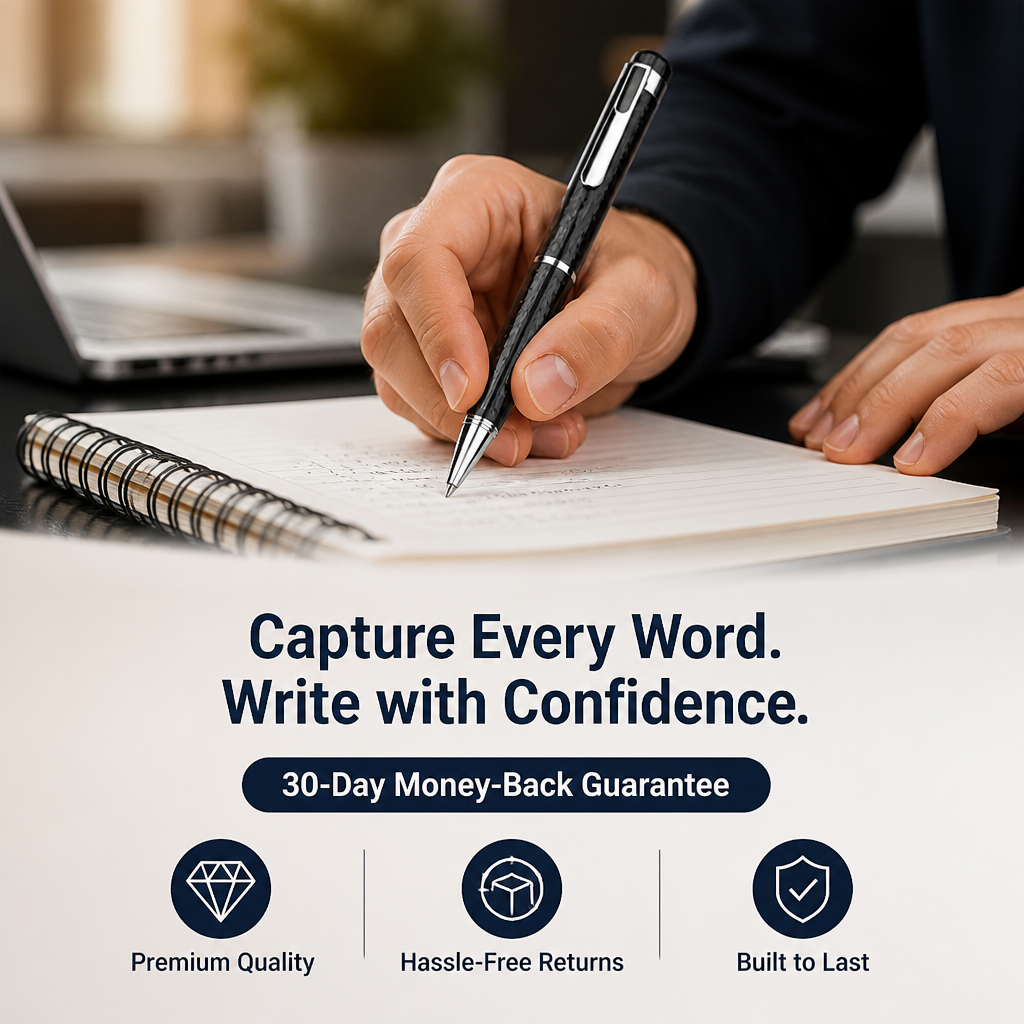 LucidNote™ — Capture Every Word and Command Attention with Effortless Clarity
