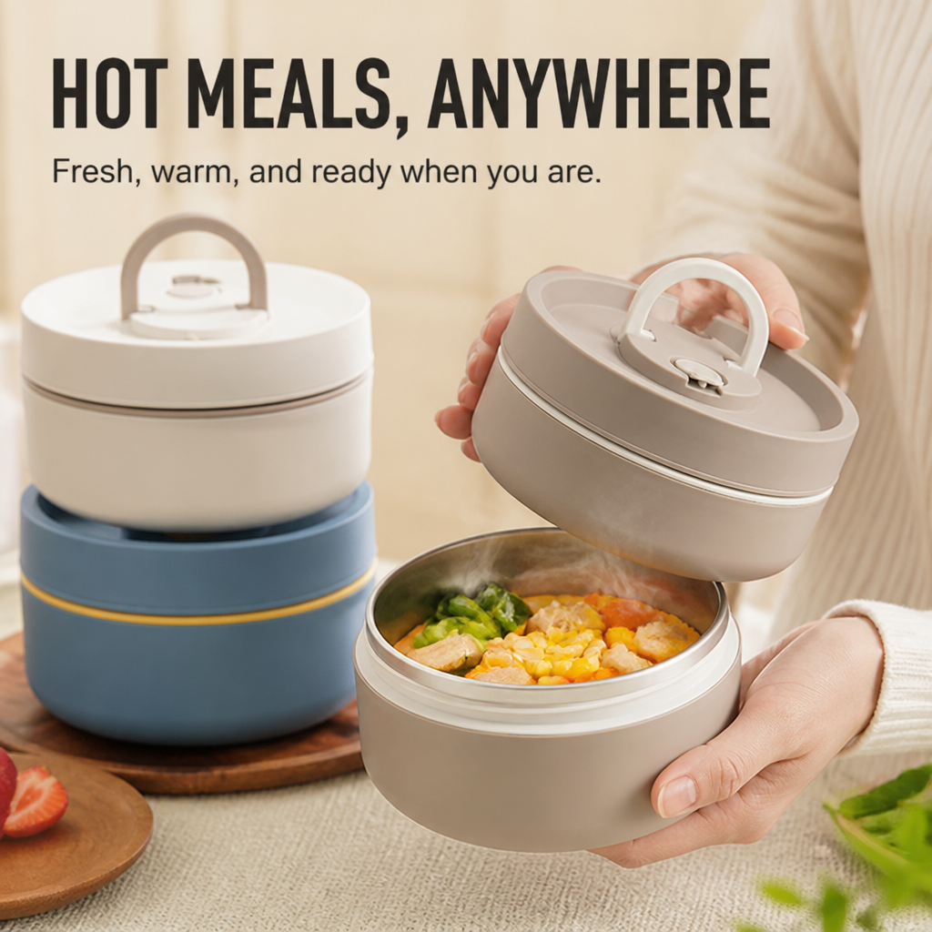 FeastMate™ — Savor Steaming-Hot, Fresh Meals Anywhere, Anytime
