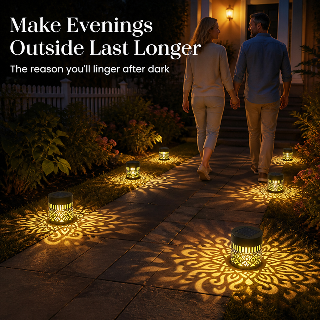 SolarAura™ Mandala Light — Transform Your Nights into a Spellbinding Oasis of Calm and Eco-Friendly Glow