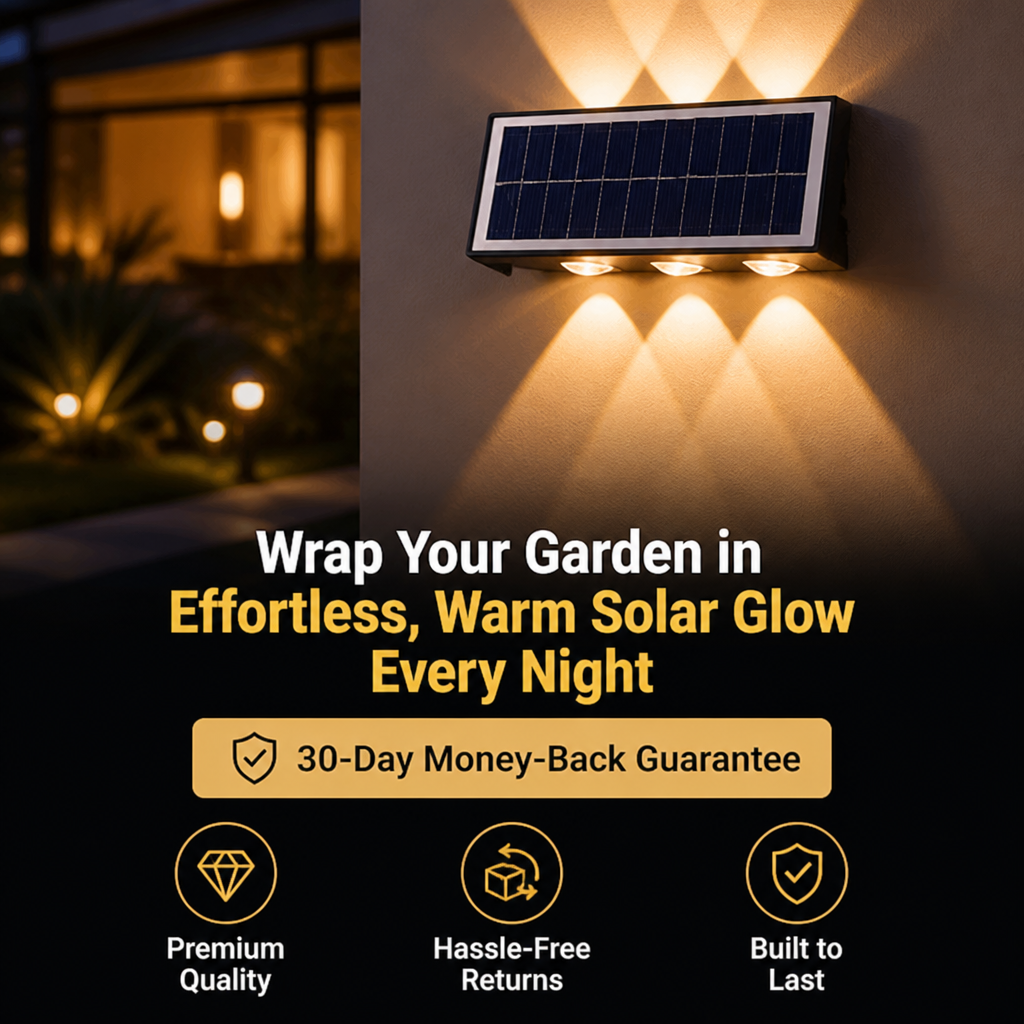 SolaraBeam™ — Wrap Your Garden in Effortless, Warm Solar Glow Every Night