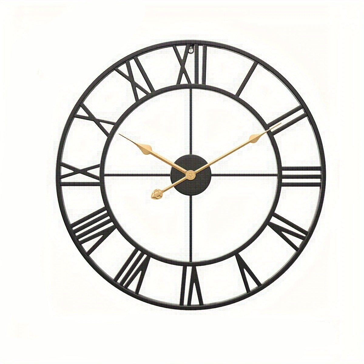 TranquilTime - Elegant Silent Round Wall Clock for Bedrooms