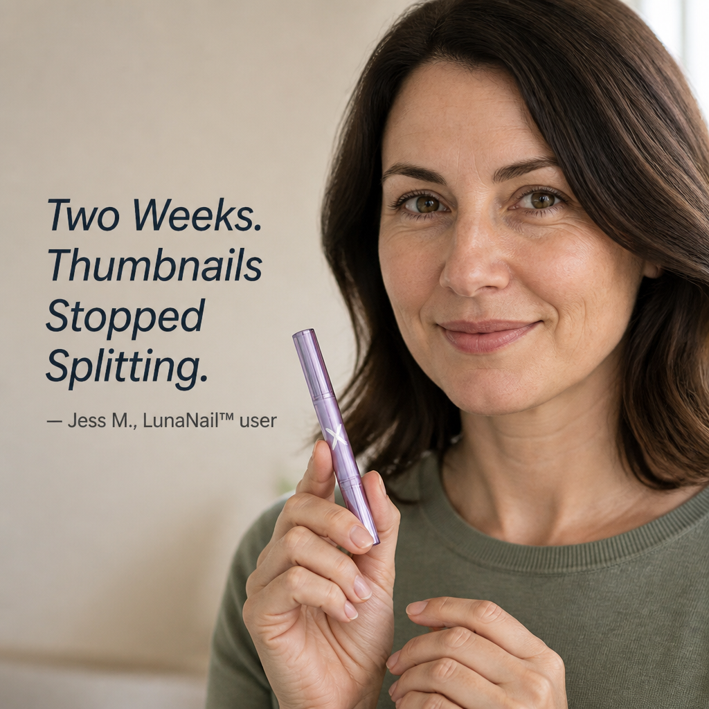 LunaNail™ — Trim, Nourish & Fortify Splitting Nails with One Compact Pen