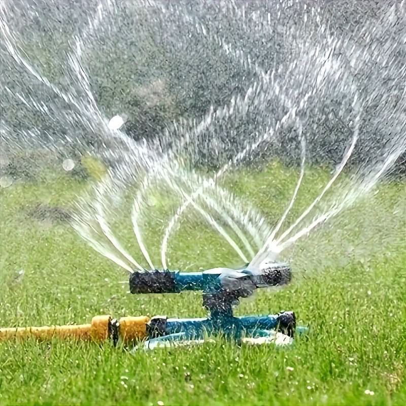 360-Degree Rotating Lawn Sprinkler for Garden Irrigation