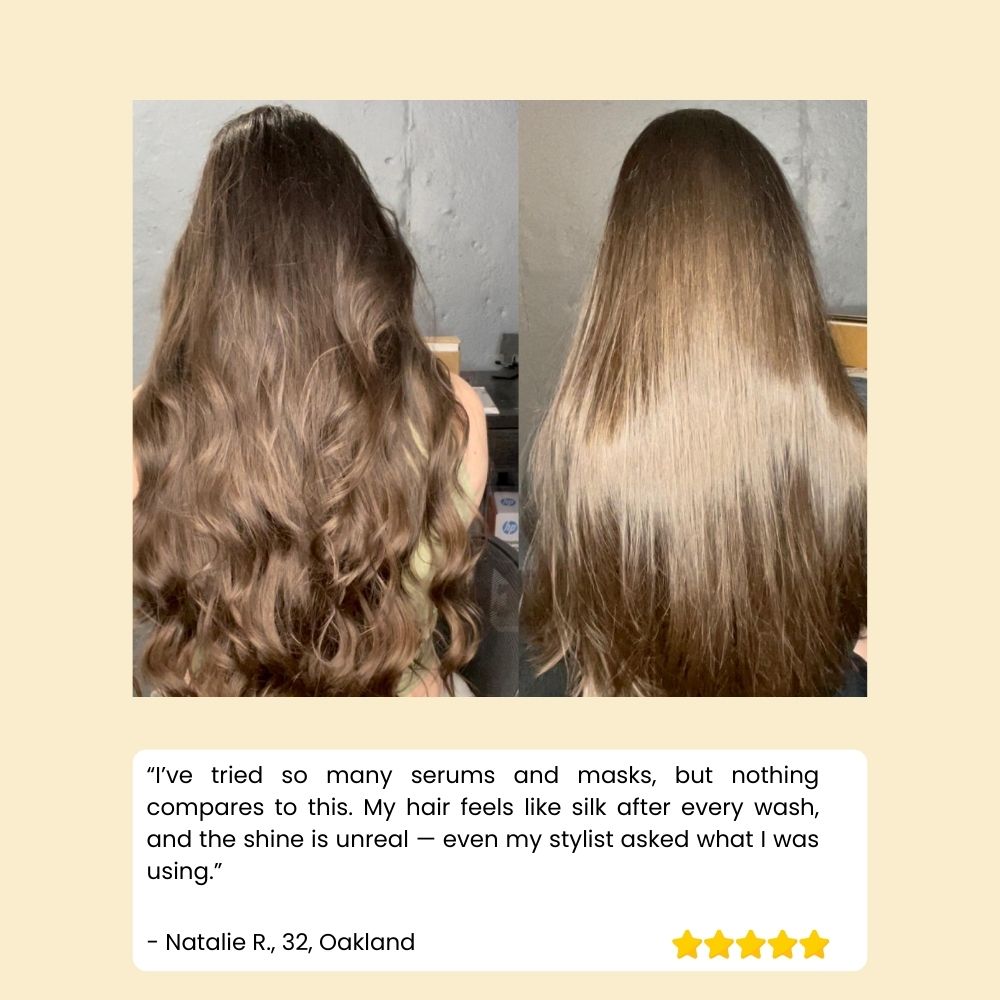 SilkAura™ — Transform Dull, Frizzy Hair into Silky, Head-Turning Radiance Instantly