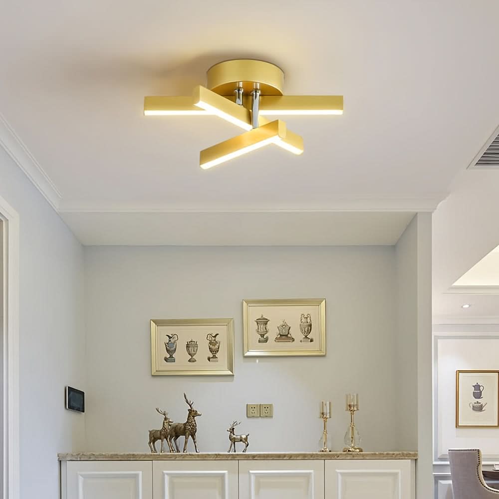 Contemporary Three-Color LED Ceiling Lamp