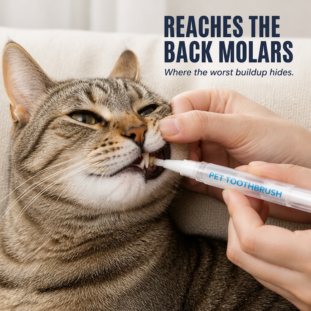 SmilePaw™ — Stop the Brushing Struggle and Remove Tartar in 30 Seconds a Day