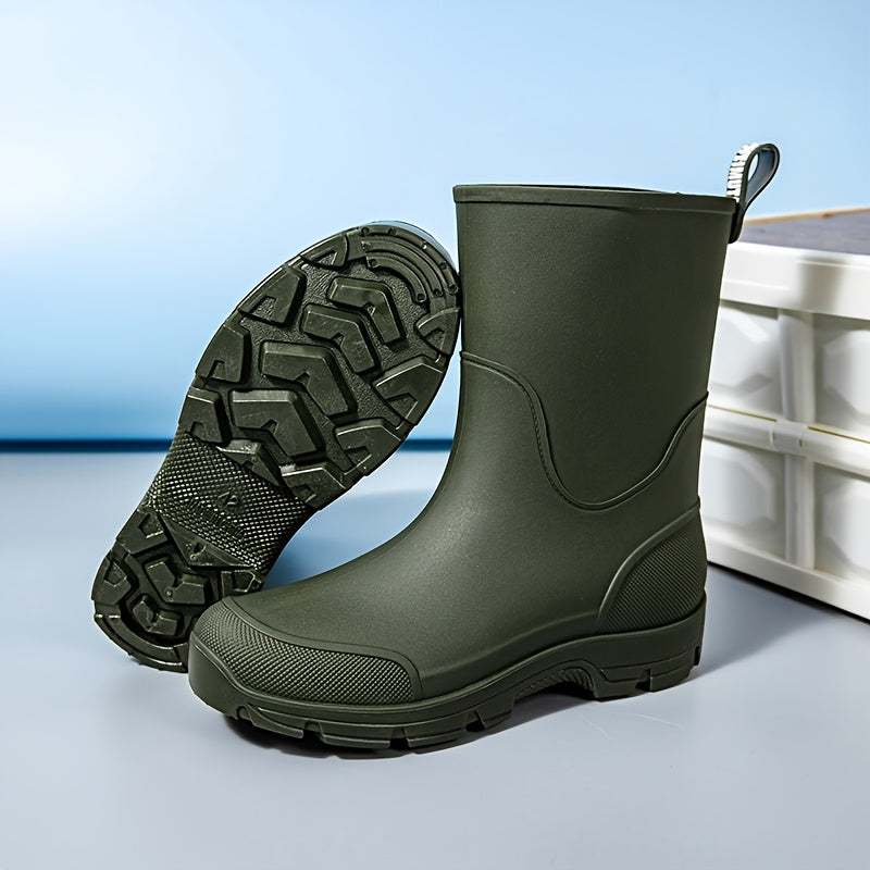 AquaGuard - Sturdy Mid-Calf Waterproof Footwear for All