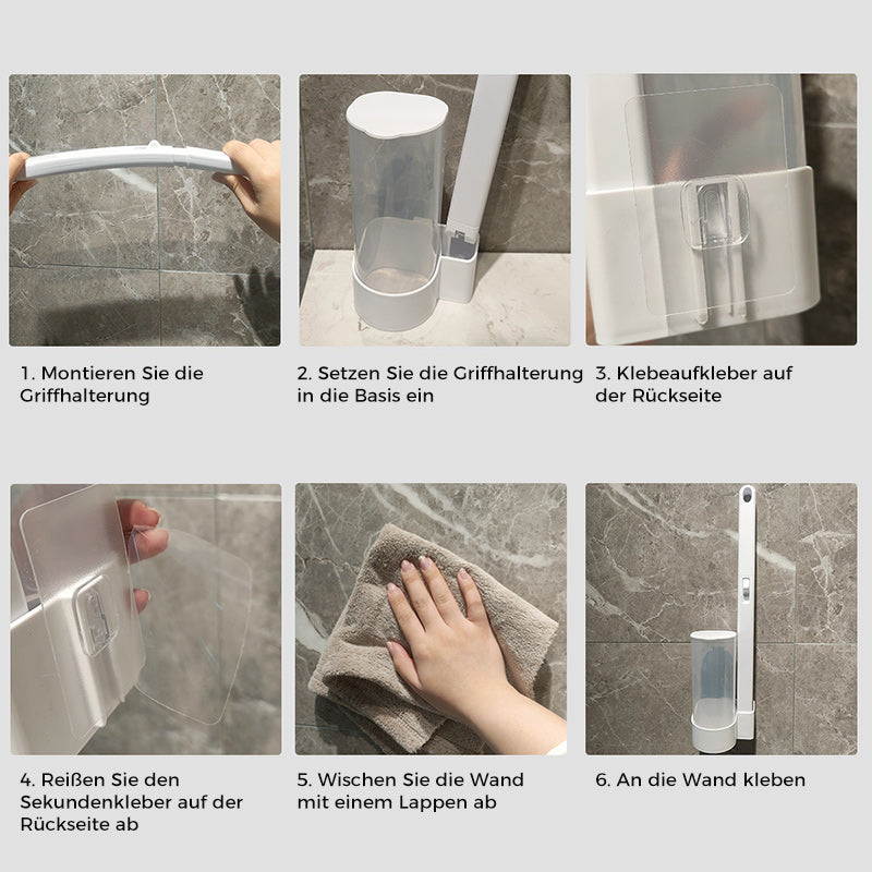 Disposable Toilet Scrubber | Antibacterial | Hygienic Sponge Heads | CleanClick