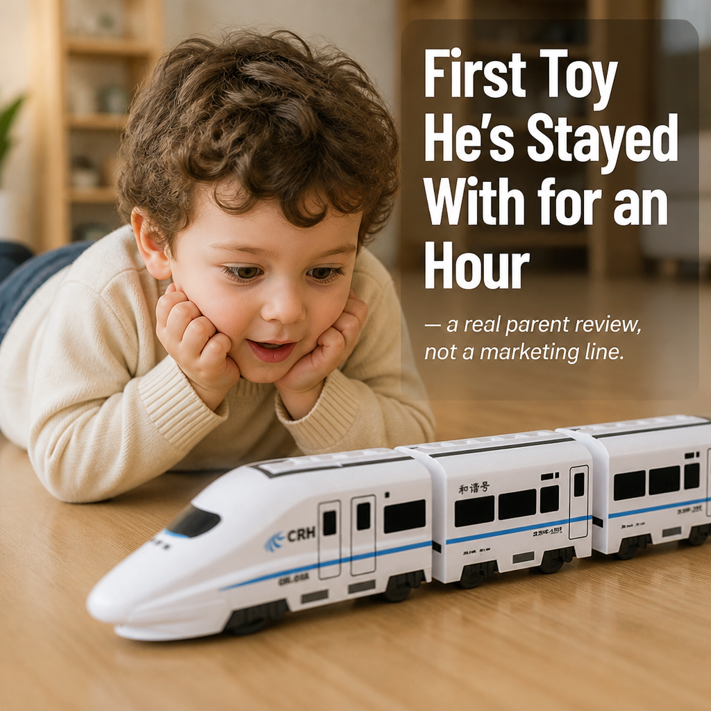 BrainBuzz Express™ — Dash a Lifelike Bullet Train Across Their Bedroom Floor