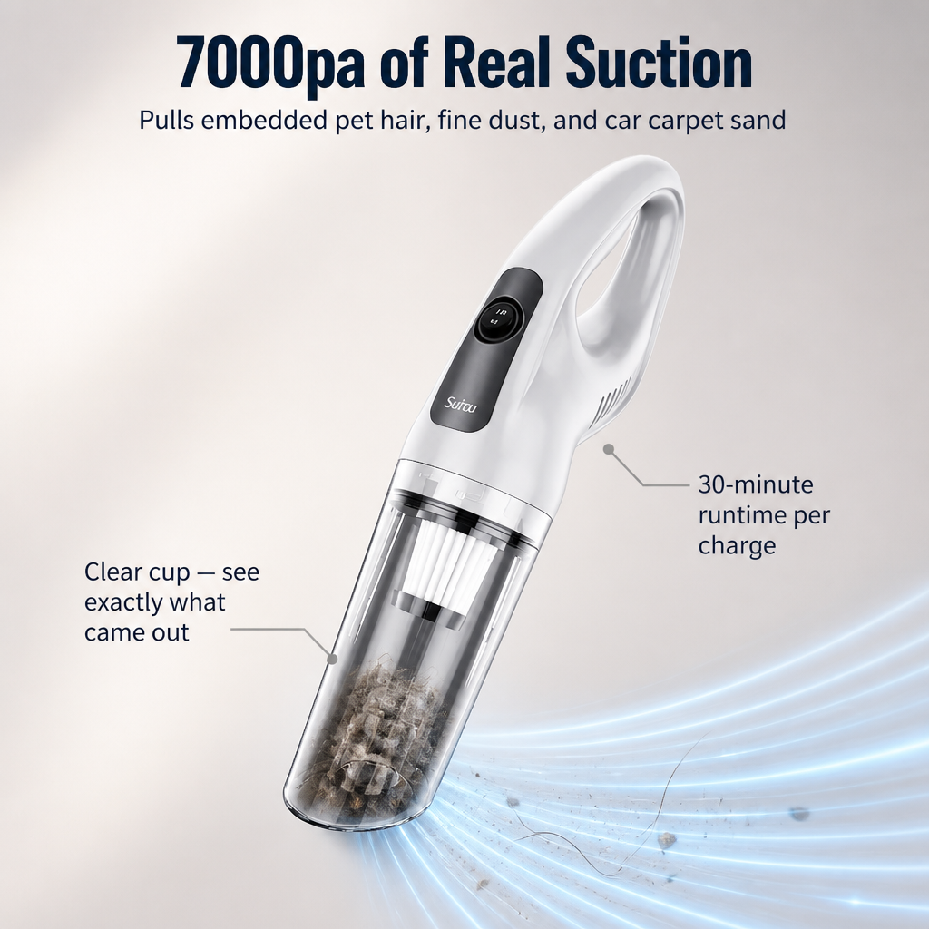 SparkBlitz™ — Lift Crumbs, Pet Hair and Dust From Every Nook Cordlessly