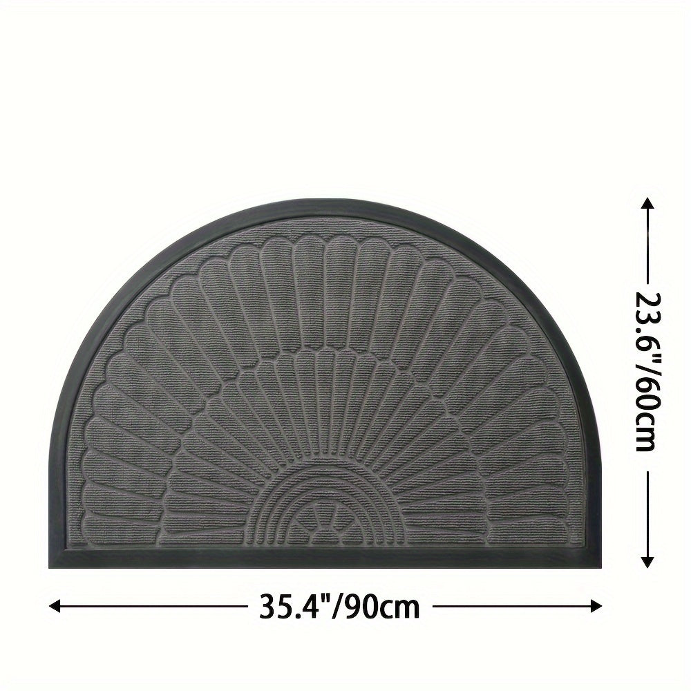 EntryGuard Ultra-Thin Welcome Mat for Home & Garage