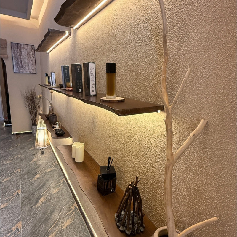 Artisan Floating Shelf – Unique Wooden Wall Accent