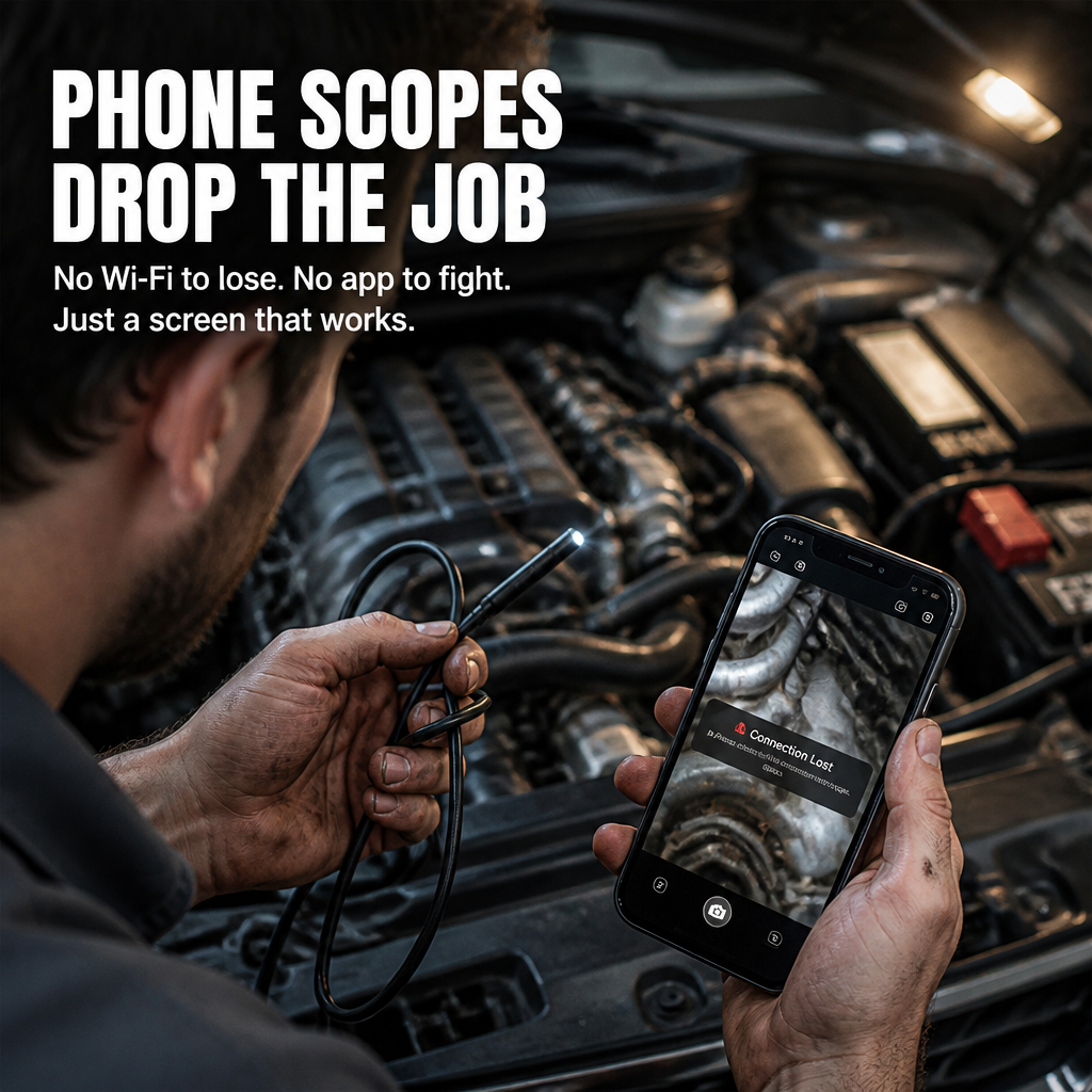 VisionProScope™ — Detect Engine Issues Before You Turn One Bolt