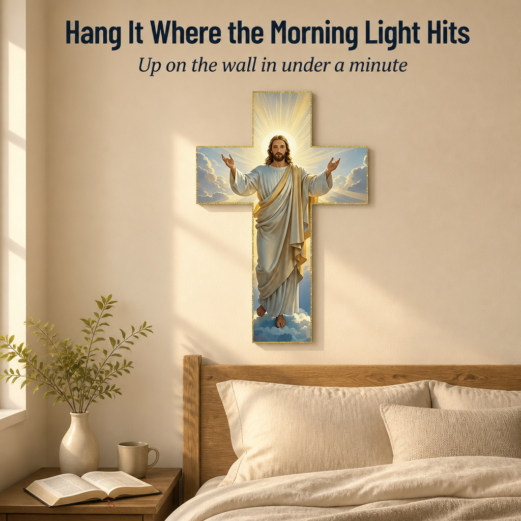 LuminaFaith™ — Mount a Daily Hope Reminder on Your Wall in Minutes