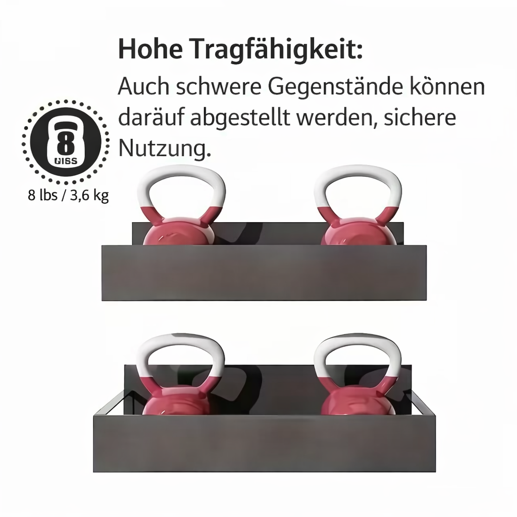Magnetic Mount | Side Shelf Drill-Free Setup | Compact Storage Solution | MagniShelf
