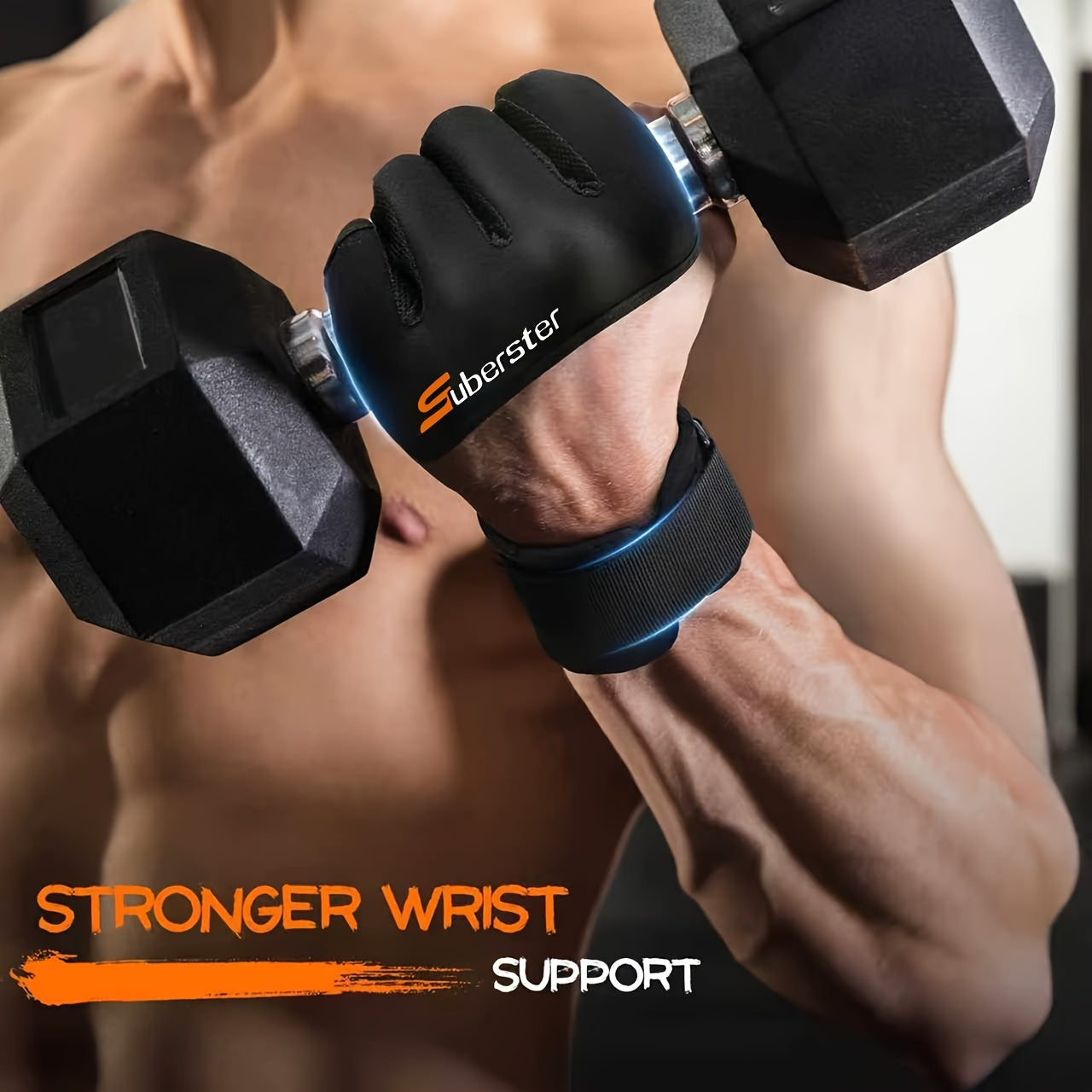 PowerGrip – Enhanced Weightlifting Gloves for Optimal Performance