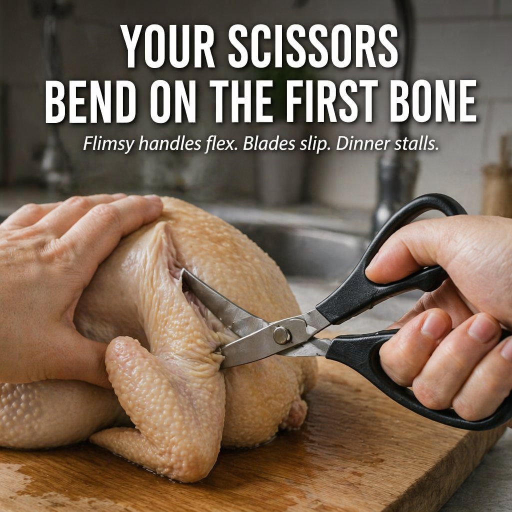 SharpEdgePro™ — Cut Through Chicken Bones, Shells & Herbs in a Flash