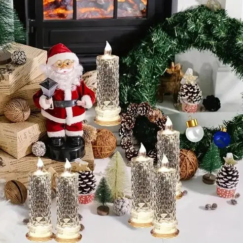 Crystal Glow LED Candles – Luminous Light Memories for the Holiday Season