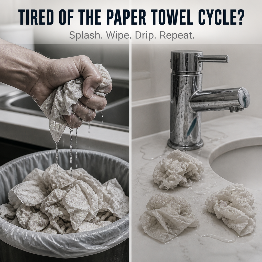 SwiftMop™ — Clean Counters, Sinks & Bathroom Splashes Flawless in Seconds