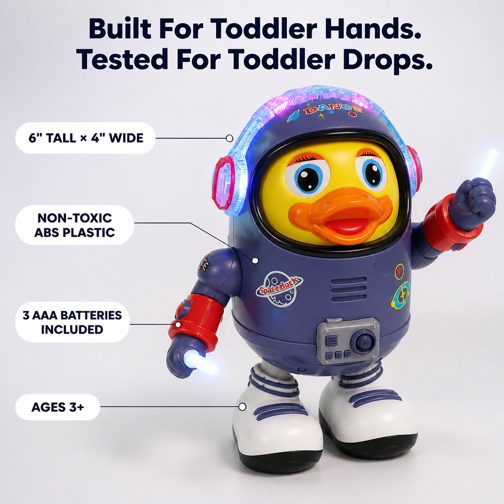 CosmoQuack™ — Tire Out Toddlers Without an iPad in Only 20 Minutes