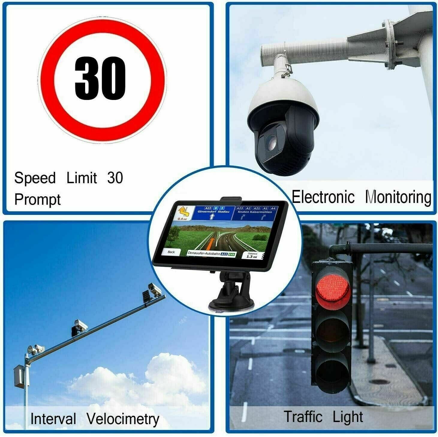7-Inch Smart Navigation System – Enhanced Driving Companion