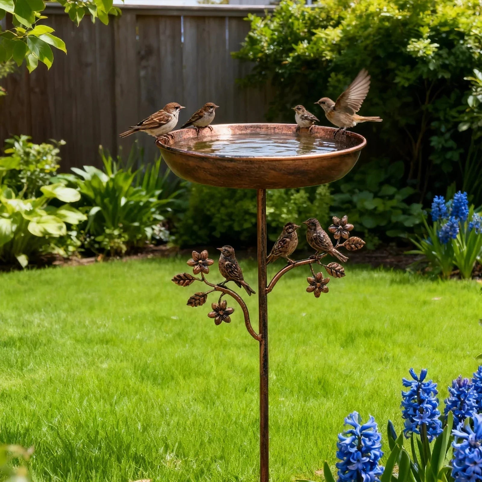 Garden Bird Water Bowl | Decorative Basin | Stable Spike | GardenShine