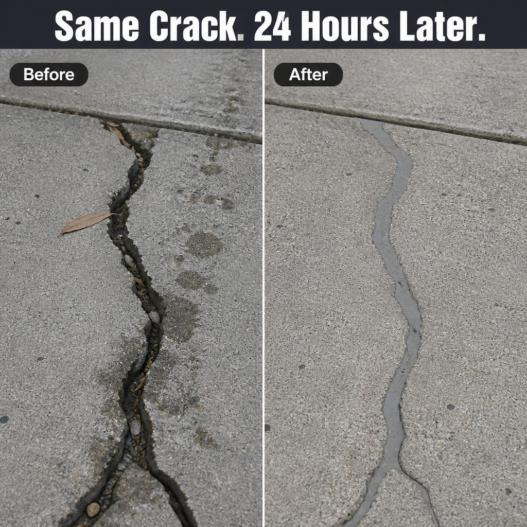 CrackVault™ — Seal, Fill & Waterproof Concrete Cracks in Less Than 10 Minutes