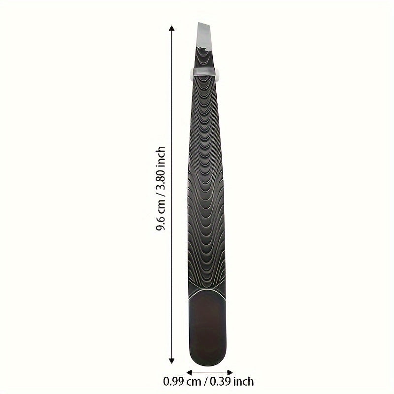 SculptSure - Precision Black Angled Eyebrow Tweezers
