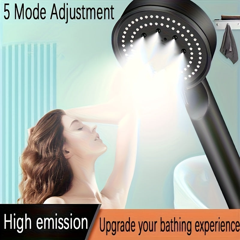 AquaVibe - Luxurious 5-Setting High-Pressure Hand Shower