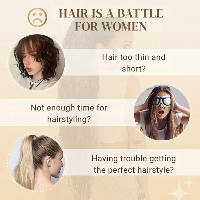 LuxeTress™ — Unlock Instant Glamour with Featherlight, Head-Turning Volume and Length