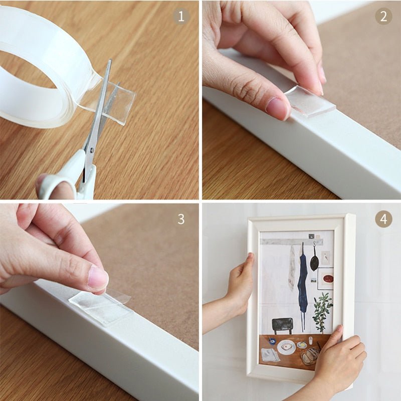 GripMaster™ Nano Tape — Secure Your Treasures Without a Single Mark or Mess