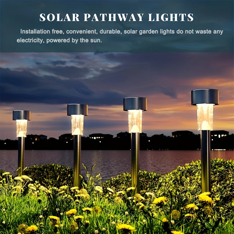 LUMORA - Elegant Solar Garden Path Lights Set of 12