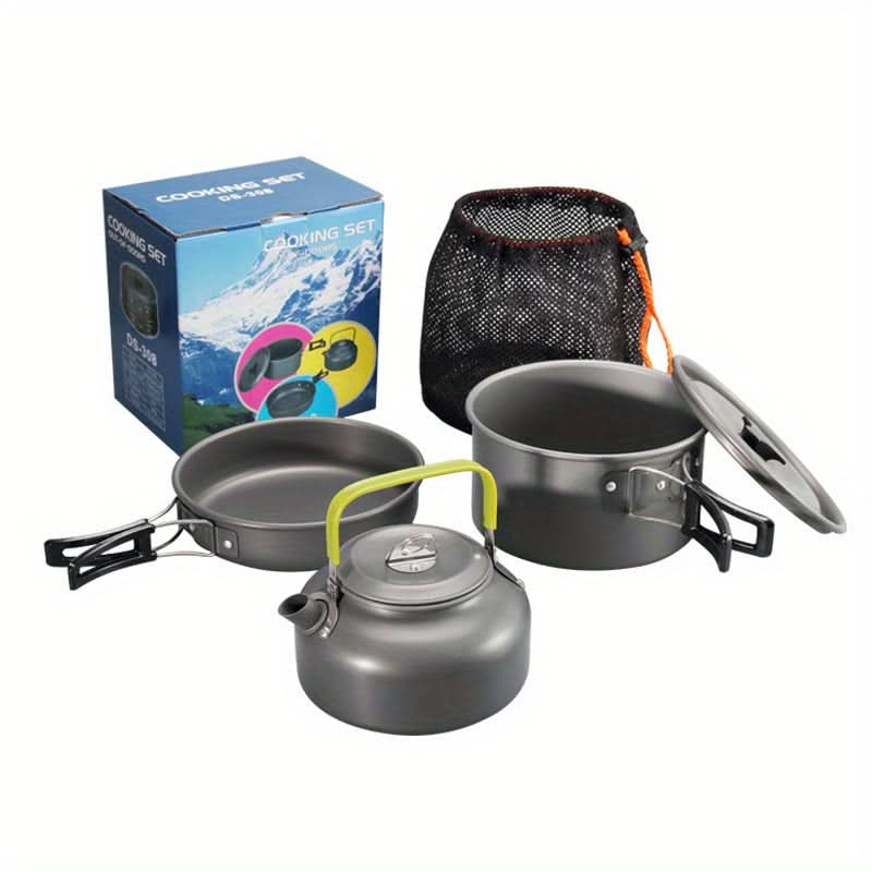 Portable Outdoor Cooking Kit – Lightweight Set for Camping