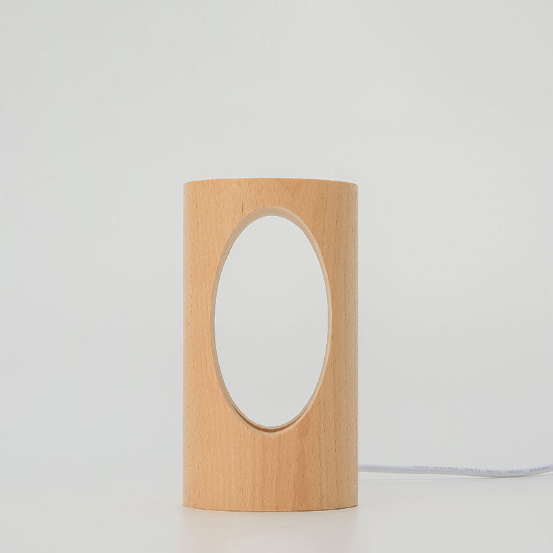 LED Wooden Desk Lamp