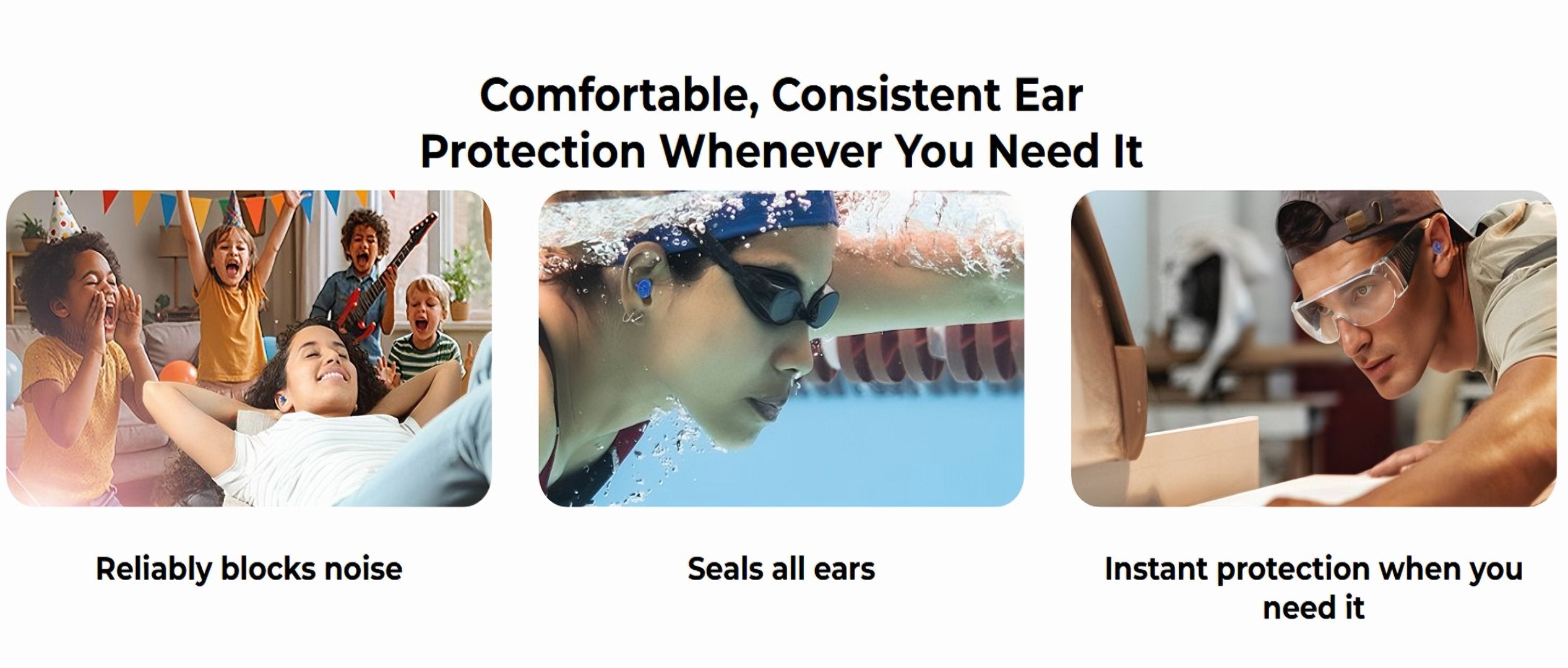 Silenscape™ Inflatable Earplugs — Experience Instant Quiet and Waterproof Comfort Tailored Just for You