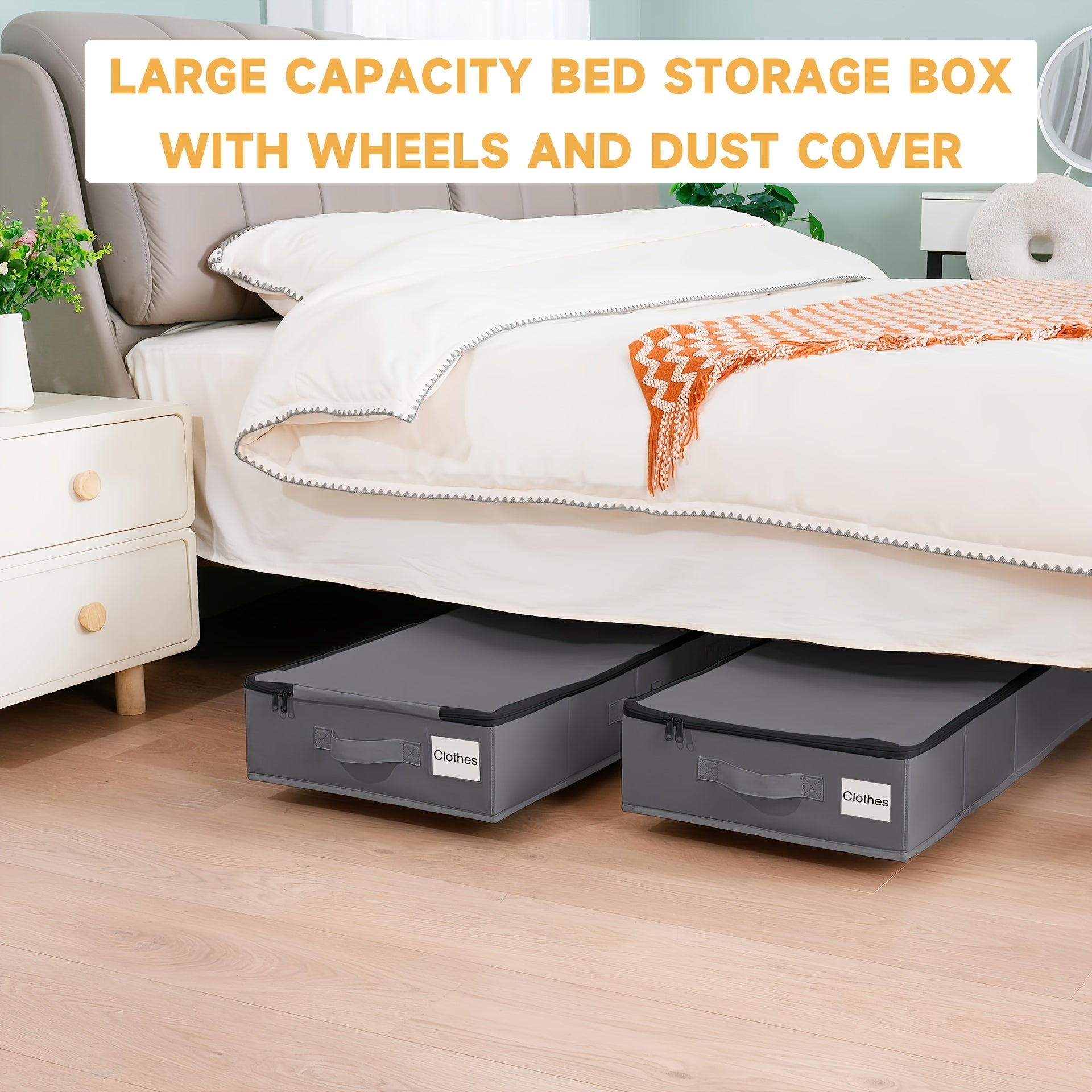 SmartSpace Under-Bed Organizer – Mobile Storage Solution