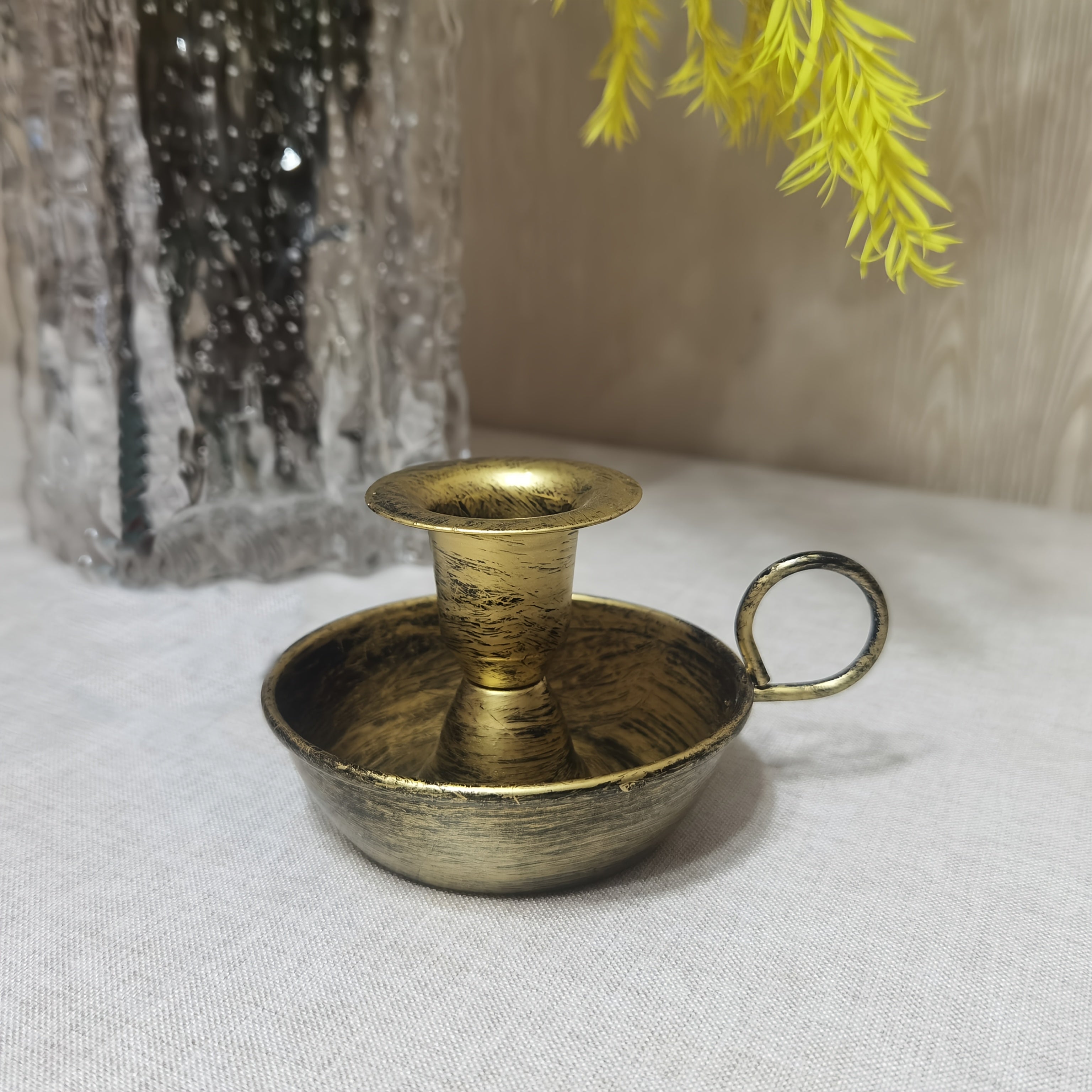 Timeless Nordic-Style Cast Iron Candle Stand