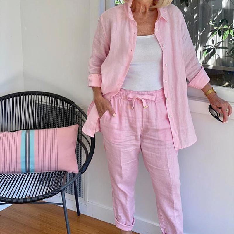 Confortil™ Cotton-Linen Set — Feel Fresh, Free, and Flawlessly Stylish All Day Long