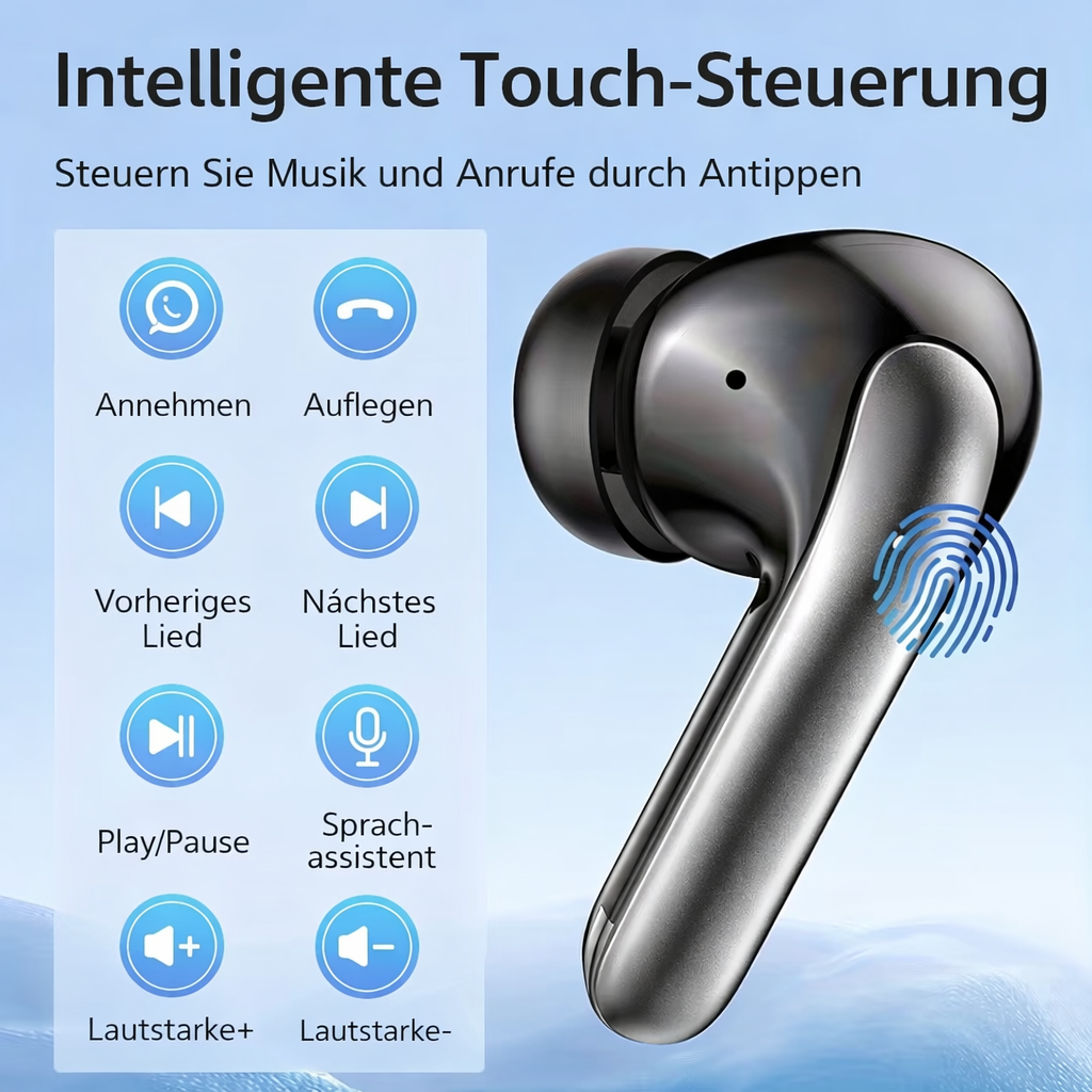 Wireless Earphones | In-Ear Headsets | Prolonged Comfort & Clear Calls | Voltiva