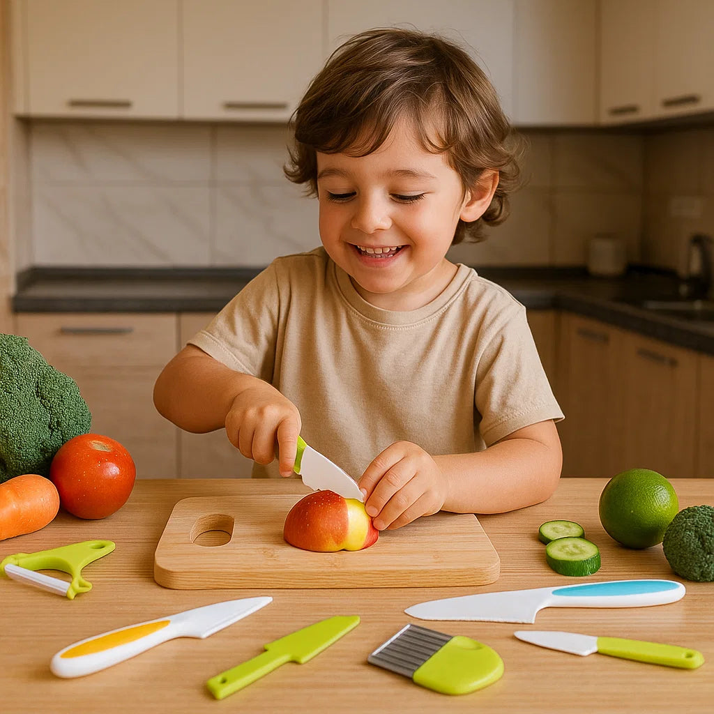 SliceJoy™ — Ignite Your Child’s Confidence with Safe, Fearless Kitchen Fun