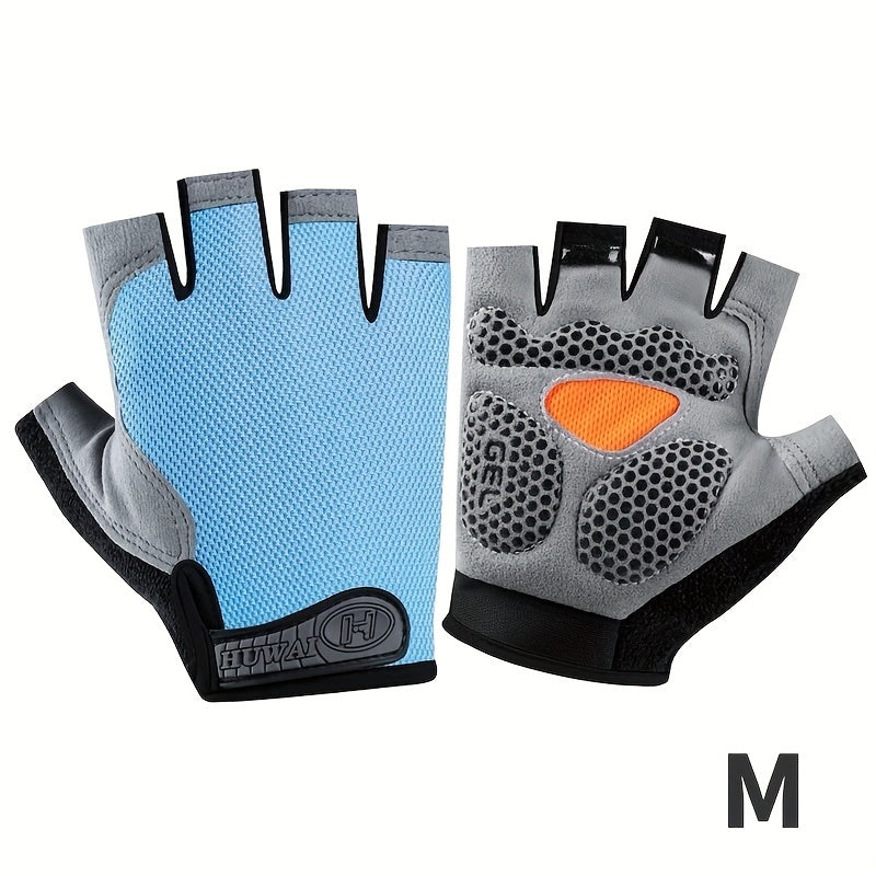 Versatile Outdoor Half Finger Gloves for Active Adventures