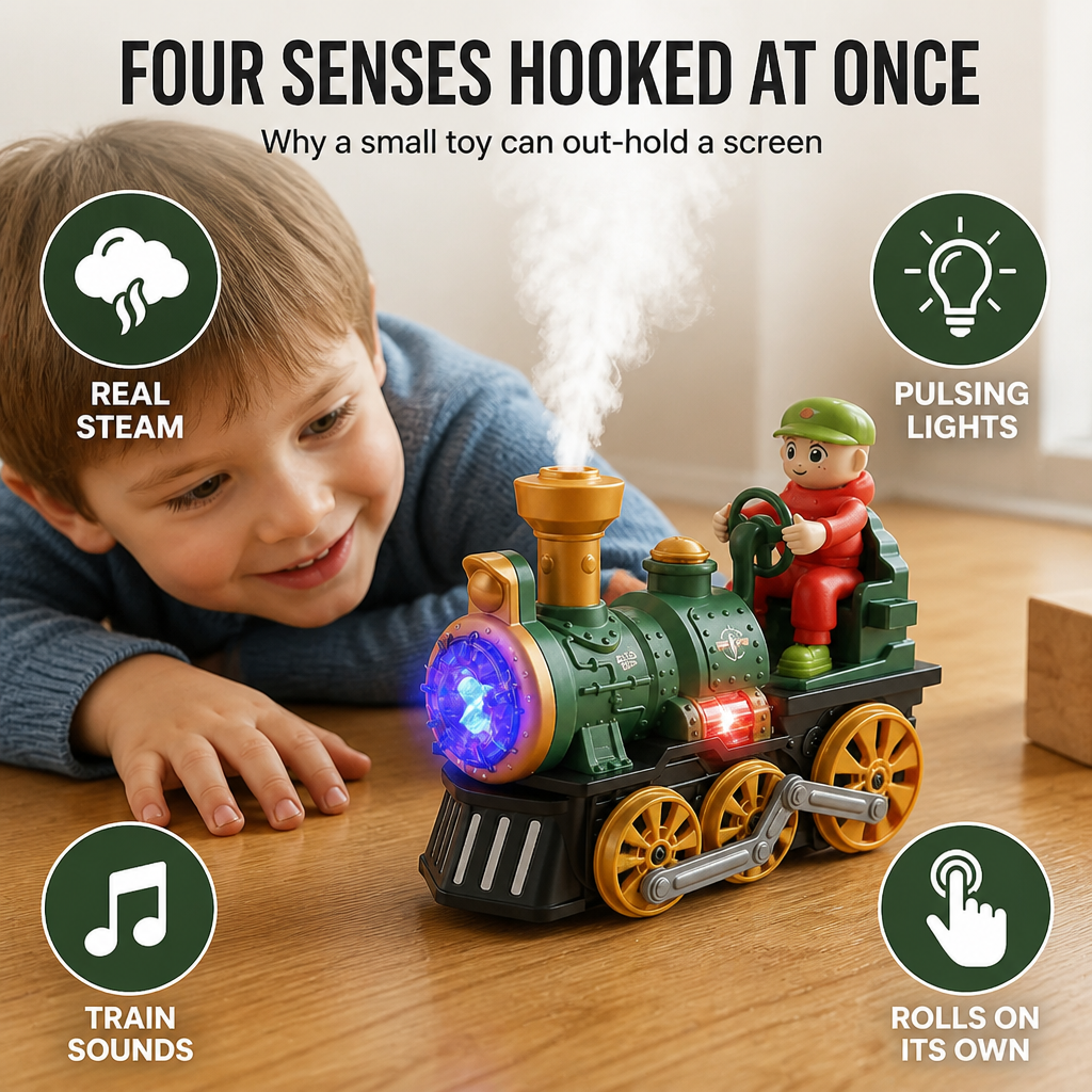 WhistleWonders™ — Swap Screen Time for Genuine Steam, Lights & Interactive Magic