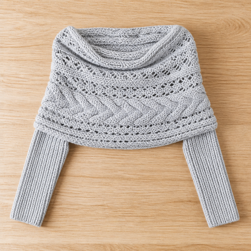 LuxeWeave™ — Wrap Yourself in Effortless Elegance and All-Day Cozy Confidence