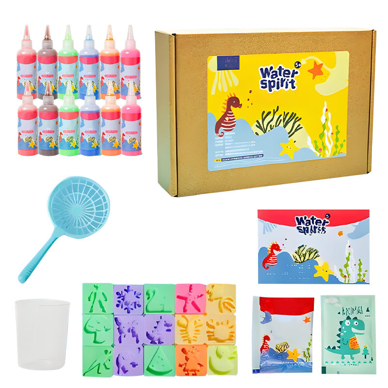 Creative Kids Craft Set with 3D Water Beads for Fun Play